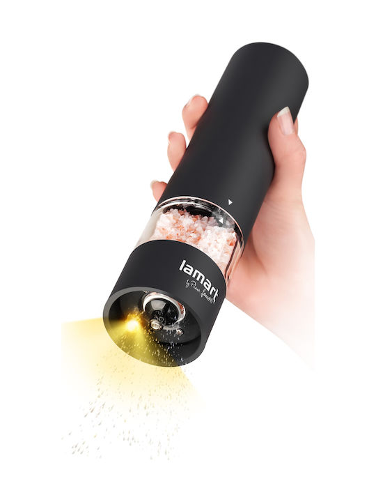 Lamart Electric Set Spice Mills made of Plastic in Black Color 22cm 1pcs