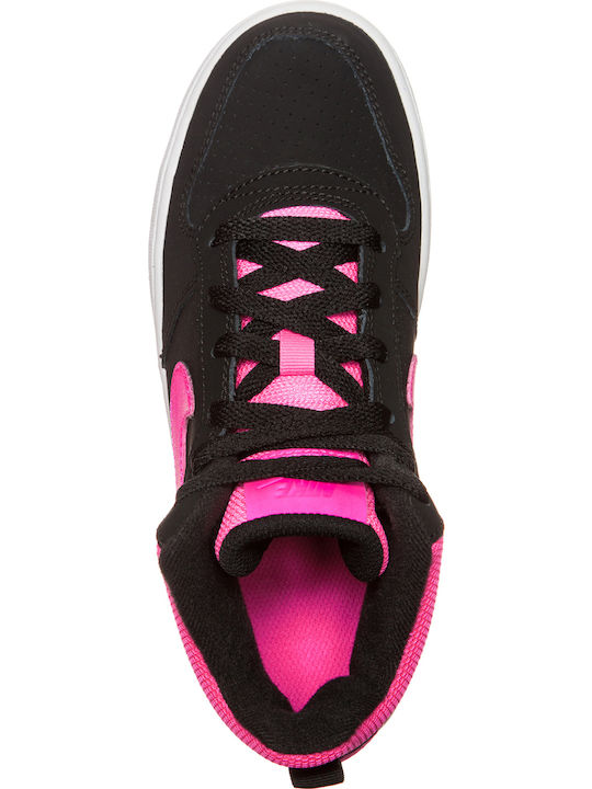 Court Recreation Kids Sports Shoes Basketball with Laces Black