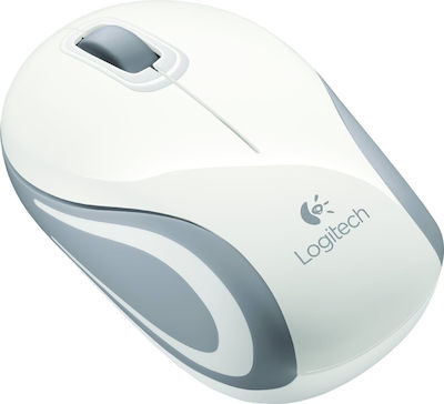 Logitech M187 Ασύρματο Mini Ποντίκι Λευκό