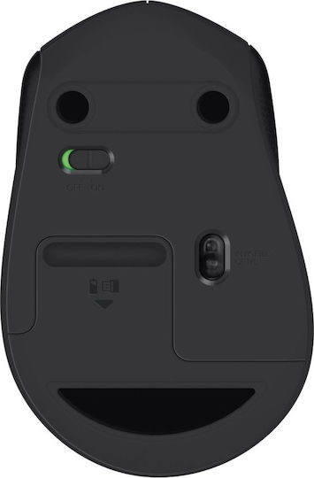Logitech M330 Silent Plus Kabellos Maus Schwarz