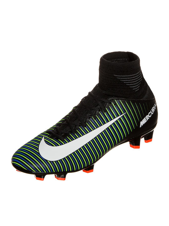 Nike Παιδικά Ποδοσφαιρικά Παπούτσια Jr Mercurial Superfly V FG Schwarz