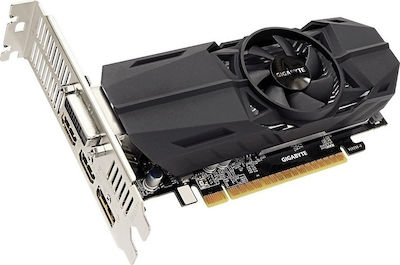 Gigabyte GeForce GTX 1050 Ti 4ГБ GDDR5 OC Low Profile Графична карта