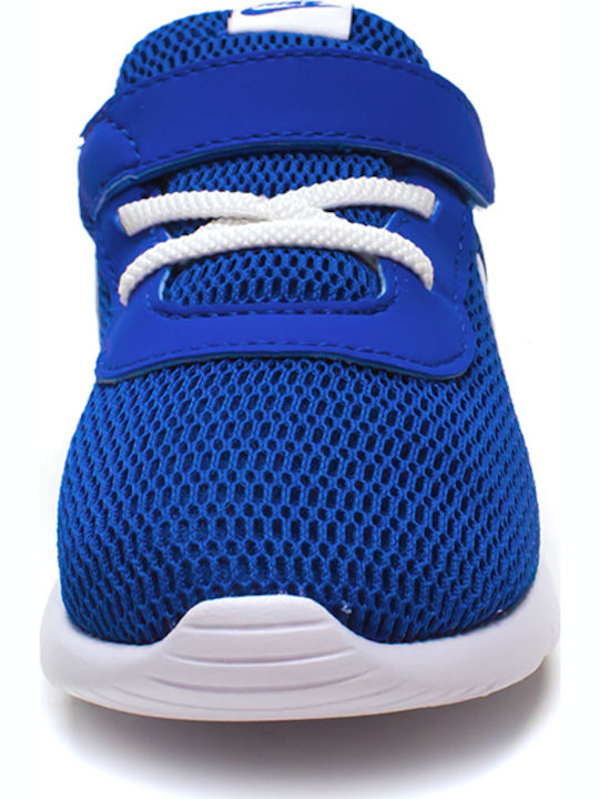 Tanjun Tanjun TDV Toddler Kids Sports Shoes Running with Hoop & Loop Closure Game Royal / White