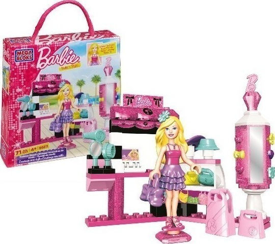 Mega Bloks Cuburi De Construit Barbie Fashion Stand Pentru 4+ Ani 71 Bucăți
