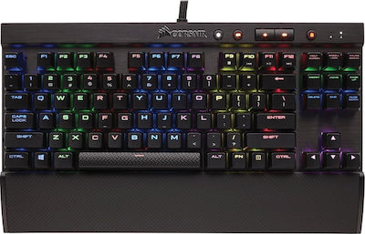 Corsair K65 Lux RGB Gaming Πληκτρολόγιο Tenkeyless με Cherry MX Red διακόπτες και RGB φωτισμό (Αγγλικό US)