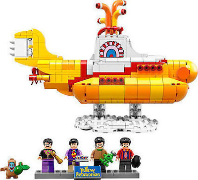 Lego Ideas Yellow Sumbarine for 10+ Years Old