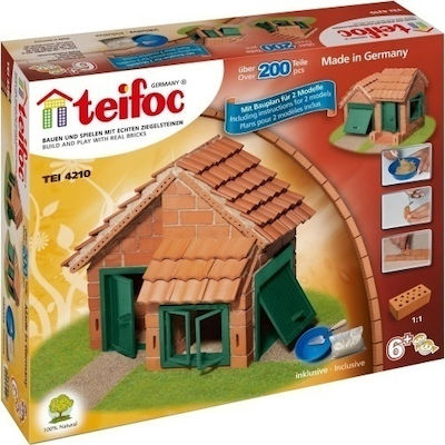 Teifoc Construction & Building Toy Χτίζοντας Γκαράζ Kid 6++ years