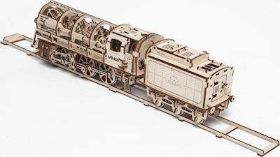 Ugears Παιχνίδι Κατασκευών Ξύλινo Model Steam Locomotive with Tender για Παιδιά 14+ Ετών