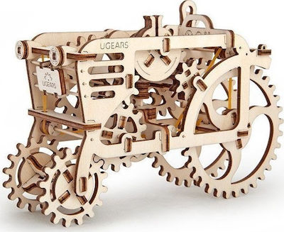 Ugears Joc de construcție din lemn Model Tractor pentru copii de 14++ ani