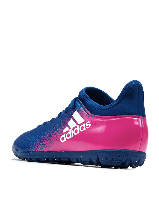 X 16.3 TF JR Kids Turf Soccer Shoes Blue