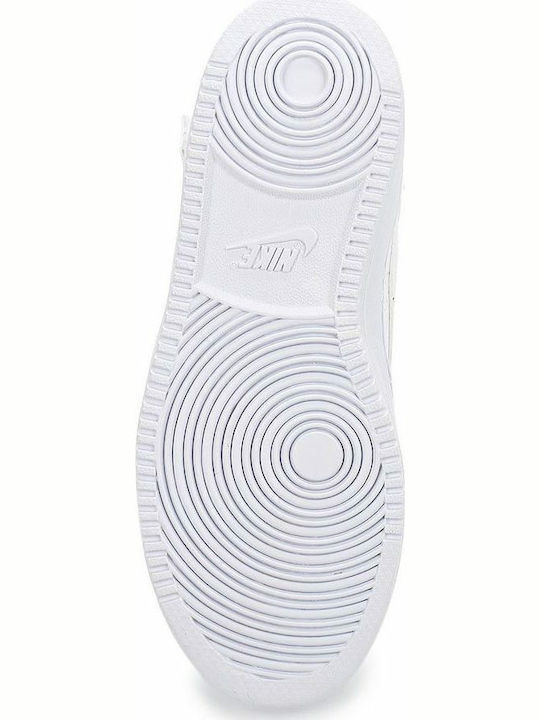 Court Court Borough MID PSV Kids Sports Shoes Basketball with Hoop & Loop Closure White