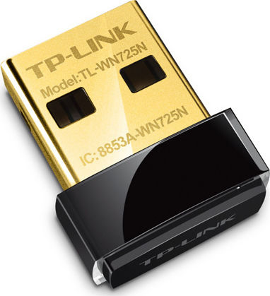TP-LINK TL-WN725N Αντάπτορας Δικτύου USB με Ασύρματη Σύνδεση Wi-Fi 150Mbps (v2)