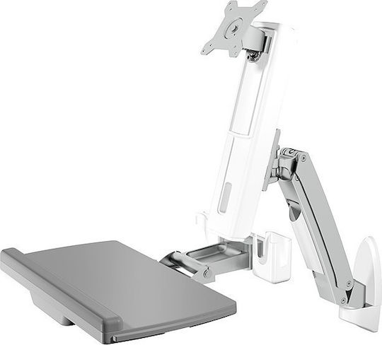 Icy Box Perete Suport Monitor până la 24" Albă (IB-MS600-W)