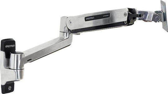 Ergotron LX Wandmontiert Halterung Monitor bis 49" mit Arm Silber