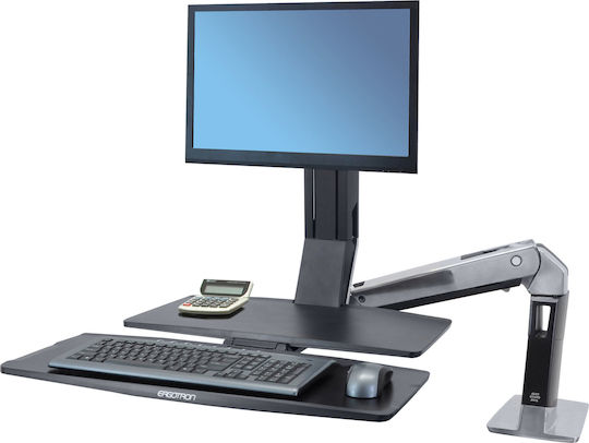 Ergotron WorkFit-A Single LD with Worksurface+ Schreibtisch Halterung Monitor bis 24" mit Arm