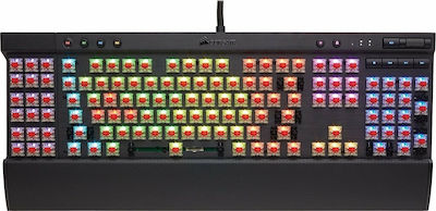 Corsair Gaming K95 RGB Gaming- Mechanische Tastatur Volle Größe mit Cherry MX Rot Schaltern und beleuchteten Tasten Schwarz