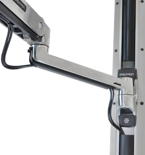 Ergotron Wall Mounted Keyboard Stand with Extension Arm Silver 45-354-026