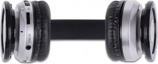 Rebeltec Crystal Wireless / Wired On Ear Headphones with Radio with 6 hours of Operation Black