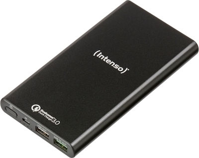 Intenso Q10000 Power Bank 10000mAh με 2 Θύρες USB-A Quick Charge 3.0 Μαύρο