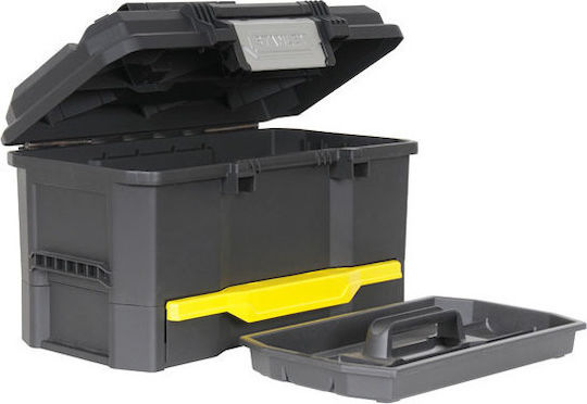 Stanley Hand Tool Case Plastic Dimensions: W48xD28.7xH27.9cm