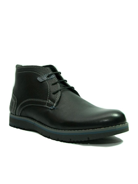 Canguro A131-303 Men's Leather Boots Black