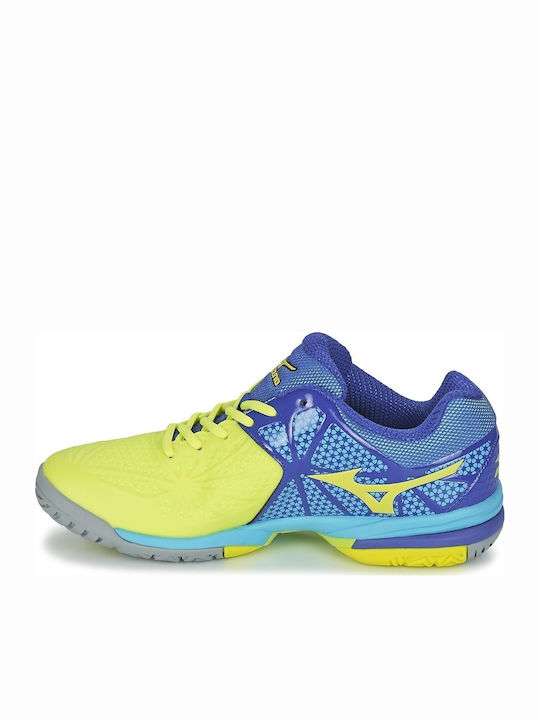 Mizuno Wave Exceed Tour 2 CC Ανδρικά Παπούτσια Τένις Κίτρινα για Όλα τα Γήπεδα