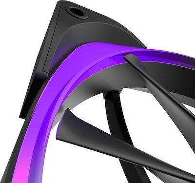 NZXT Aer RGB140 Single Pack Вентилатор за кутия с връзка 4-изводна ШИМ