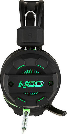 NOD 141-0057 Over Ear Gaming Headset με σύνδεση USB / 3.5mm Πράσινο