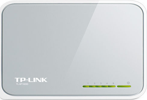 TP-LINK TL-SF1005D v12 Unmanaged L2 Switch με 5 Θύρες Ethernet