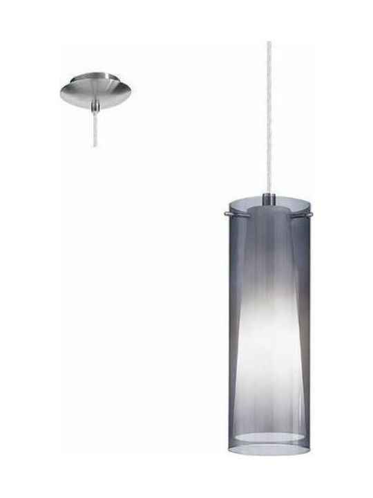 Eglo Pinto Nero Pendant Light Single-Light for Socket E27 Gray