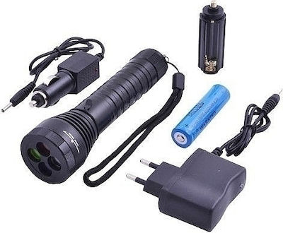 Bailong Rechargeable Flashlight LED Waterproof with Maximum Brightness 200lm BL-9842 3xAAA