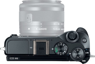 Canon Spiegellose Kamera EOS M6 Crop Frame Körper