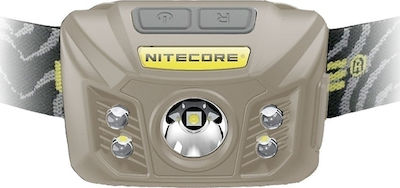 NiteCore Επαναφορτιζόμενος Φακός Κεφαλής LED Αδιάβροχος IP67 με Μέγιστη Φωτεινότητα 400lm NU30
