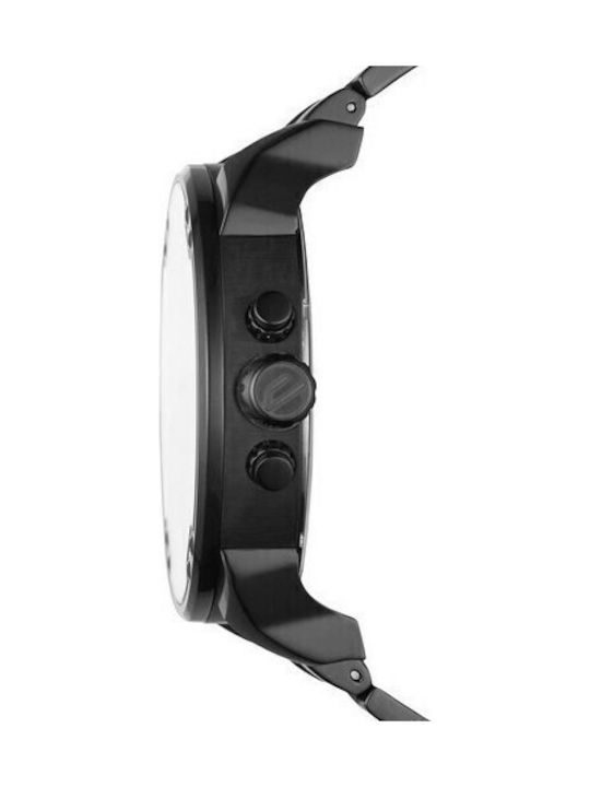 Diesel Mr Daddy 2.0 Men's Watch 57mm Chronograph Battery with Black Metal Bracelet