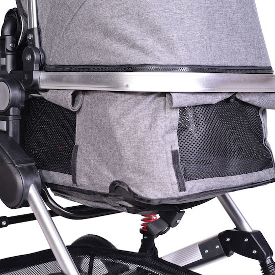Moni Gala Adjustable 2 in 1 Baby Stroller Suitable for Newborn Dark Grey 12kg