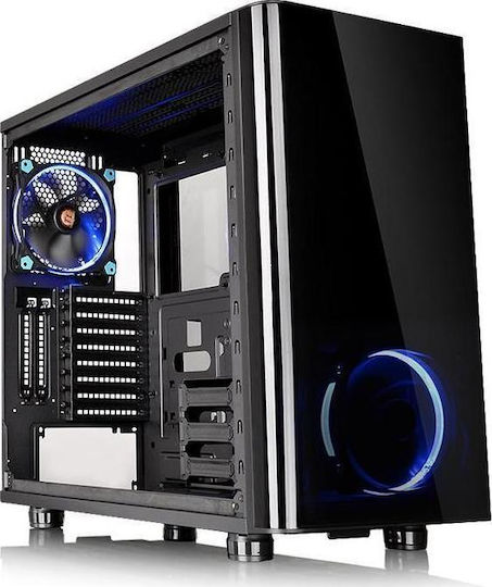 Thermaltake View 31 TG Gaming Midi Tower Κουτί Υπολογιστή με Πλαϊνό Παράθυρο Μαύρο
