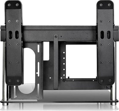 Thermaltake Core P1 TG Mini ITX Геймърско бюро Мини кула Компютърна кутия със страничен прозорец Черен