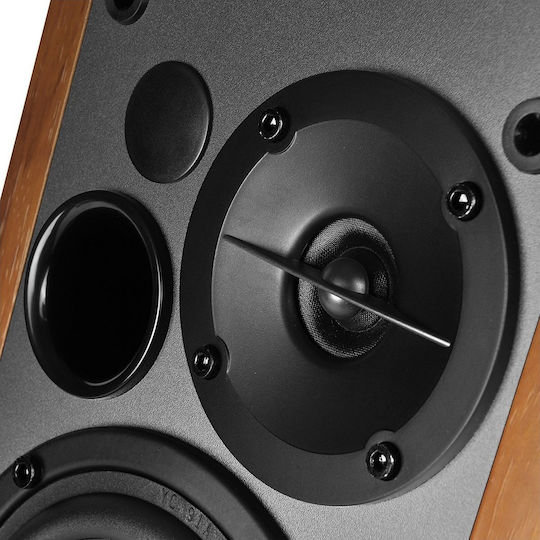 Edifier R1280DB Αυτοενισχυόμενα Ηχεία με Bluetooth 42W (Ζεύγος) Καφέ