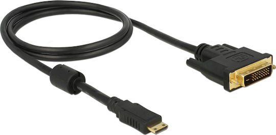 DeLock Cable DVI-D male - mini HDMI male 1m (83582)