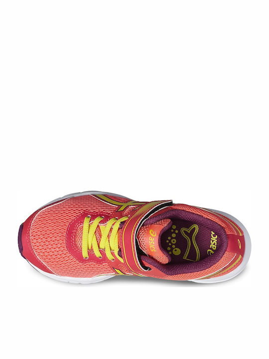 Gel Zaraca 5 PS Αθλητικά Παιδικά Παπούτσια Running με Σκρατς Πορτοκαλί