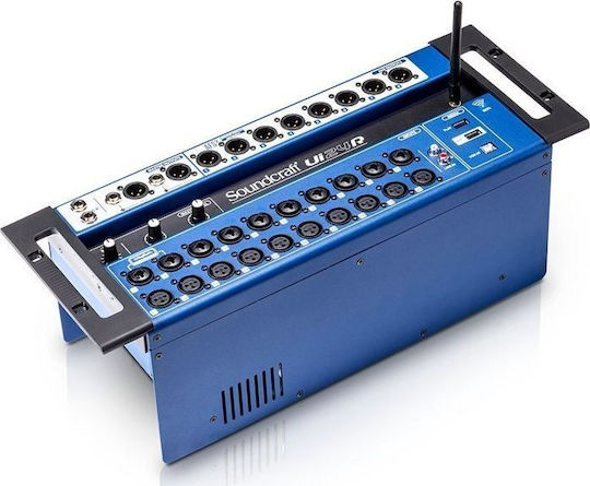Soundcraft Ui24R Digitale Konsole 24 Kanäle / 20 XLR-Eingänge Taschenbündel