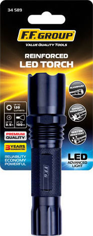 FFG Φακός LED IP65 με Μέγιστη Φωτεινότητα 120lm