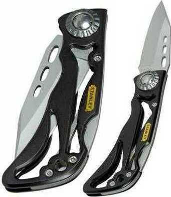 Stanley Σκελετού με Κρυφό Κλείδωμα Pocket Knife Black with Blade made of Stainless Steel