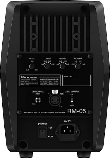 Pioneer RM-05 Studio Monitor Lautsprecher 5" 100W Stück Schwarze