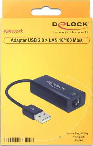 DeLock 62595 Αντάπτορας Δικτύου USB με Ενσύρματη Σύνδεση Ethernet