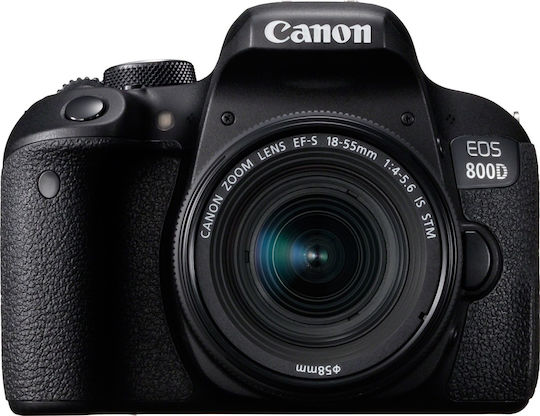 Canon DSLR Фотоапарат EOS 800D Crop Frame Комплект (EF-S 18-55mm F4-5.6 IS STM)