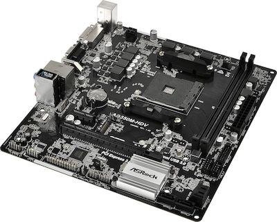 ASRock AB350M-HDV Motherboard Micro ATX με AMD AM4 Socket