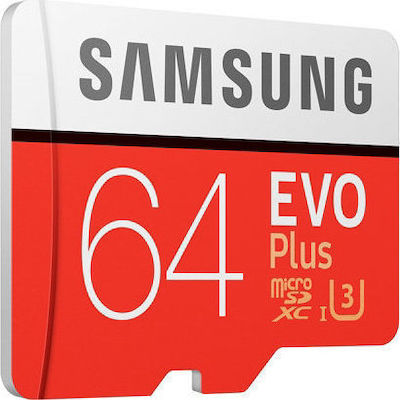 Samsung Evo Plus microSDXC U3 UHS-I 100MB/s με αντάπτορα