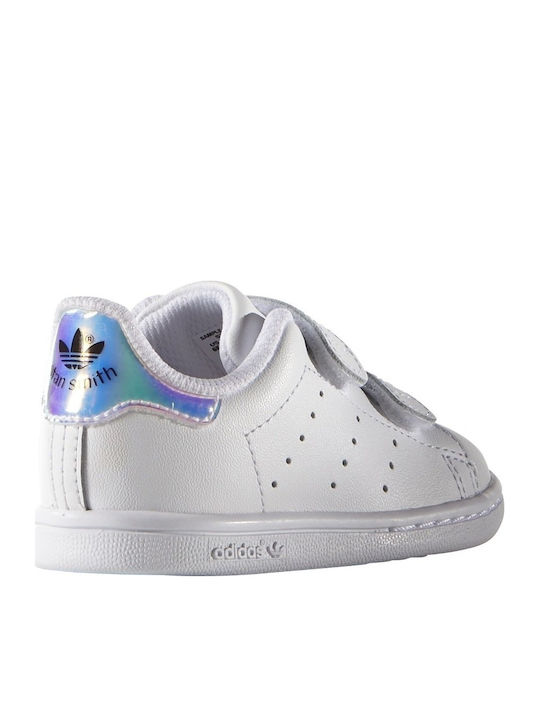 Stan Smith STAN SMITH CF I Kids Sneakers with Scratch Cloud White / Silver Metallic