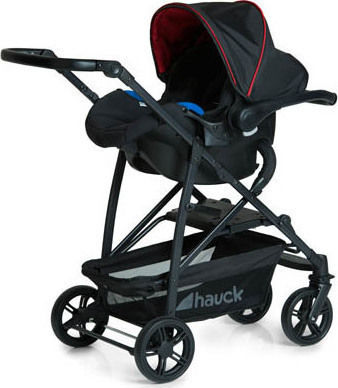 Hauck Rapid 4 Plus Trio Set 3 in 1 Caviar Tango Регулируемо Бебешка количка 3 в 1 Червен